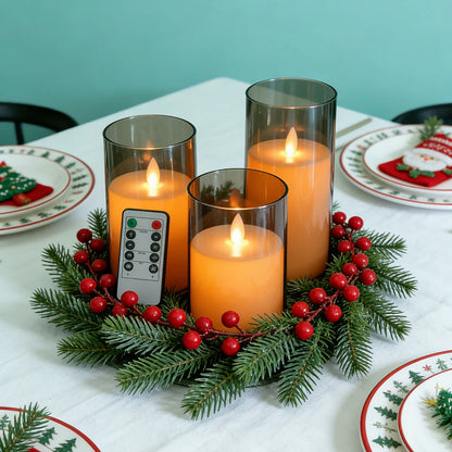 USB Rechargeable LED Candle Light with Remote