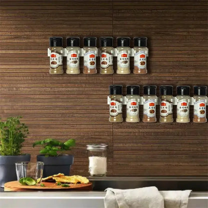 Spice Jar Wall Mount – Space-Saving Kitchen Organizer