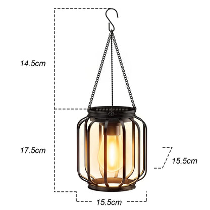 Solar Hanging Lantern Outdoor LED Waterproof