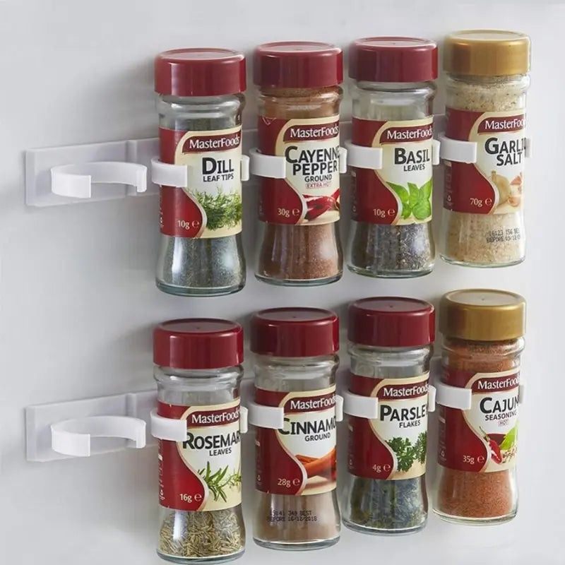 Spice Jar Wall Mount – Space-Saving Kitchen Organizer
