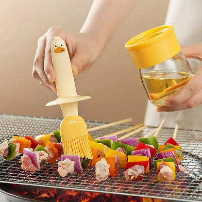 Non-Drip Oil Brush Bottlae – Easy Cooking Tool